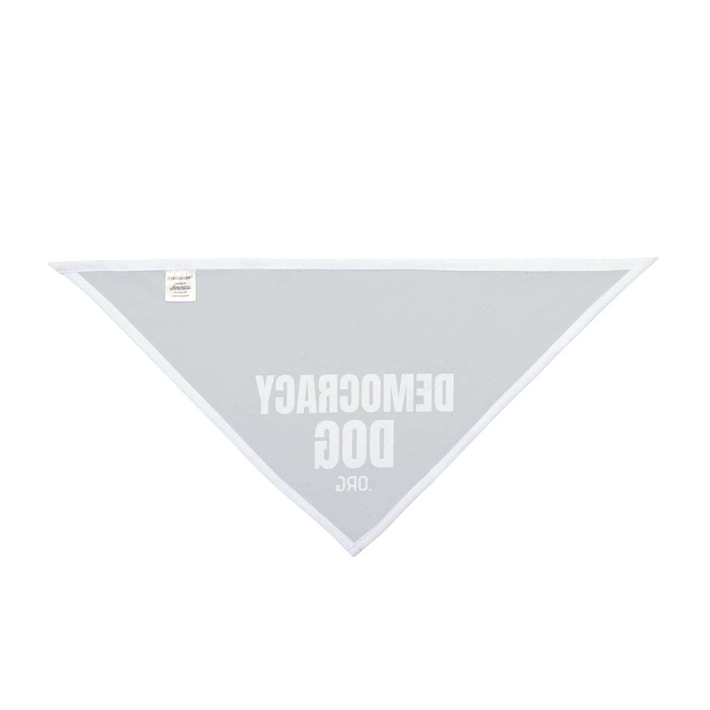Democracy Dog Pet Bandana — Patriotic Blue Dog Bandana with 'DEMOCRACY DOG' Text