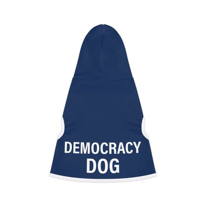 Democracy Dog Pet Hoodie – Political Statement Cozy Pullover for Dogs